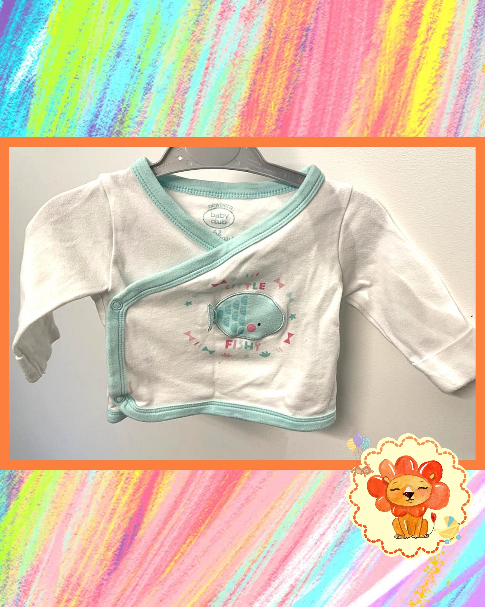 Langarmshirt, Wickelshirt Gr. 62 Flohmarkt