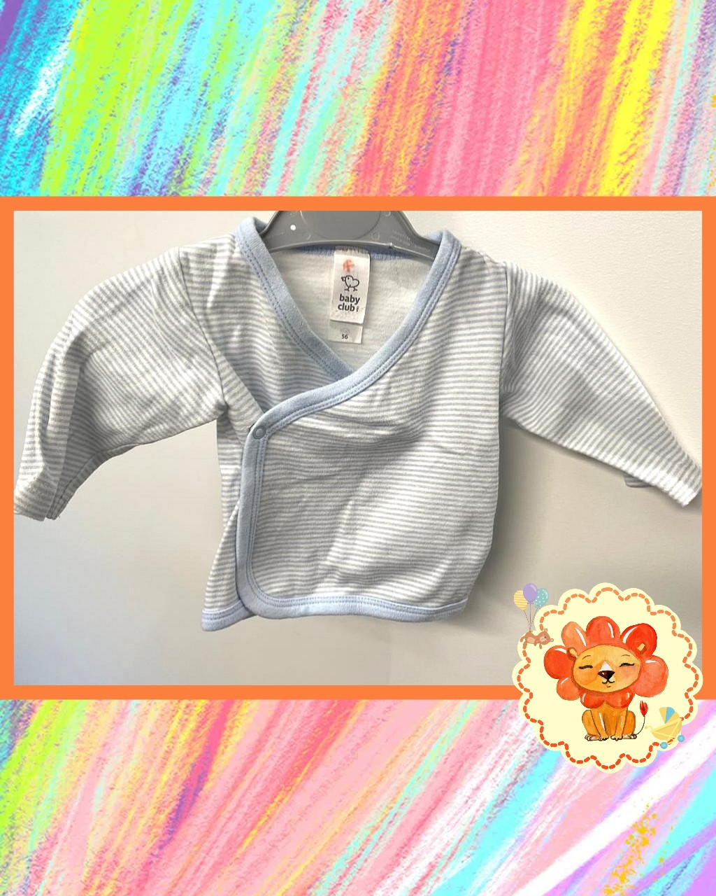 Langarmshirt, Wickelshirt Gr. 56 Flohmarkt