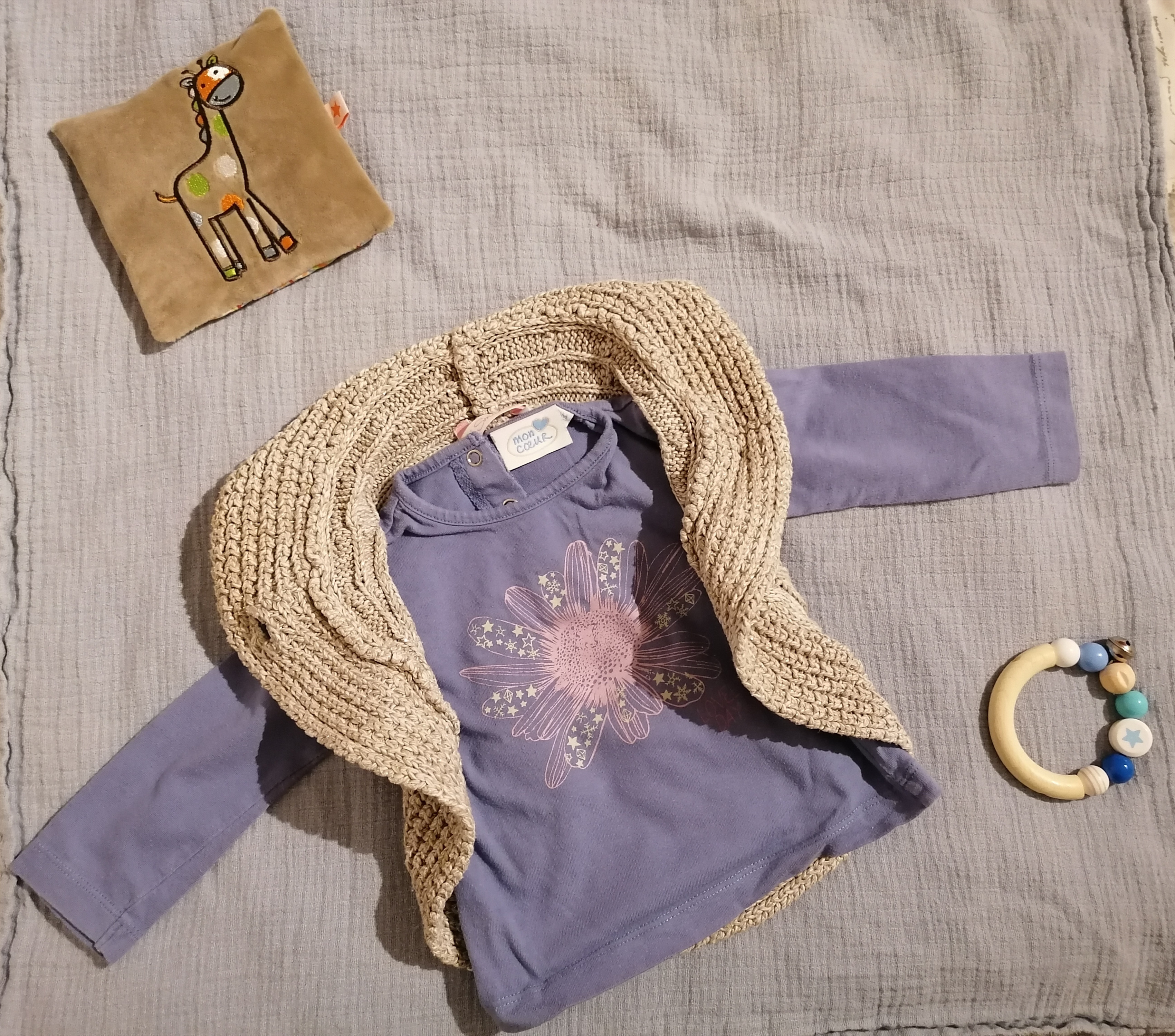 schickes Bolero Strickjacken Kombi Gr. 74  80