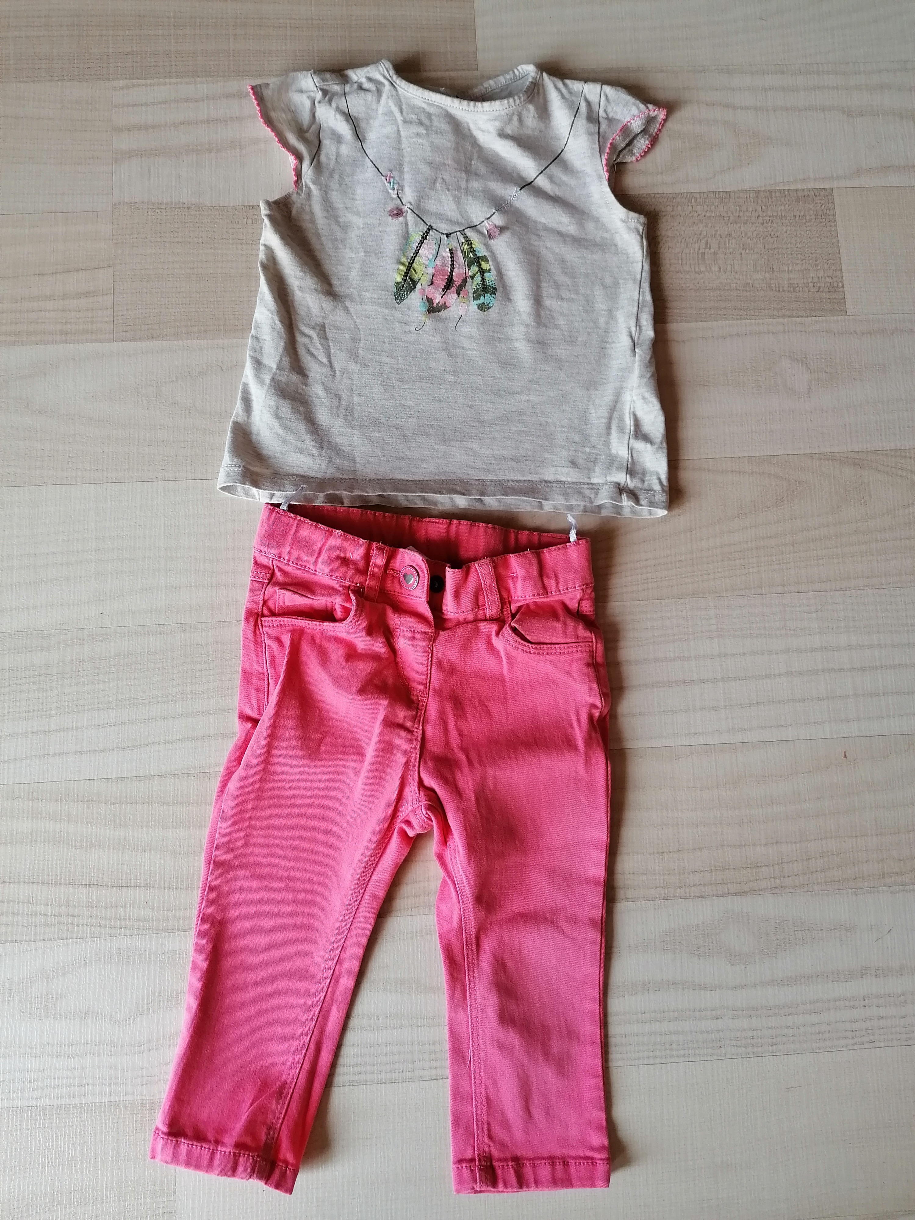 Stoffhose und Sommertop Gr.80