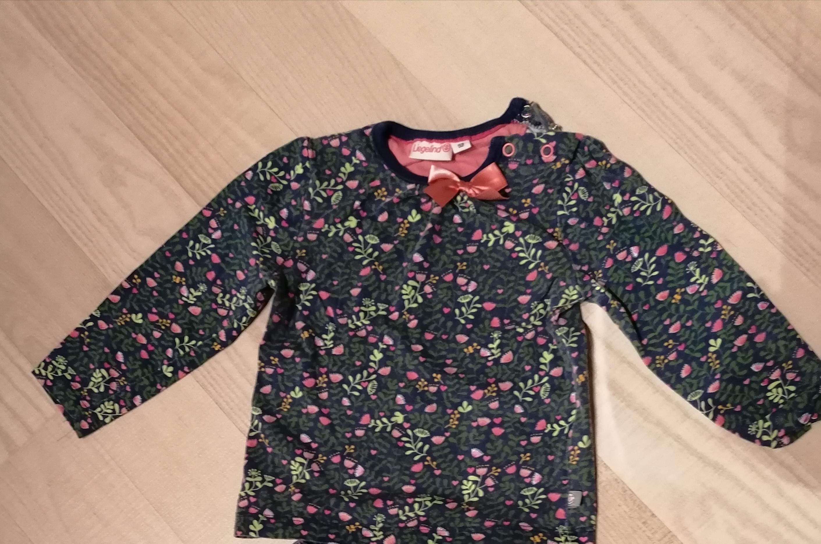 Langarmshirt mit. SCHLEIFE Gr. 92