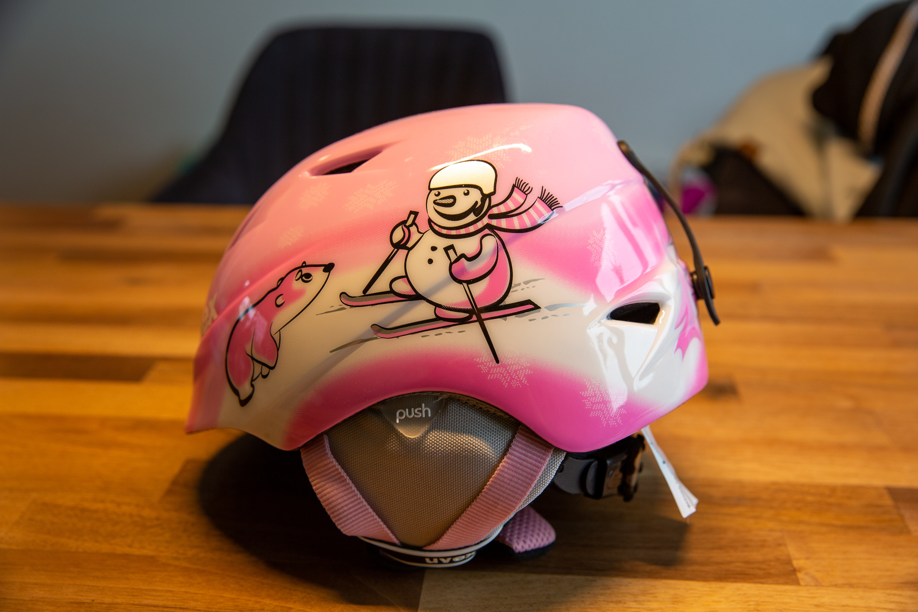 Kinderskihelm UVEX 46 - 50cm