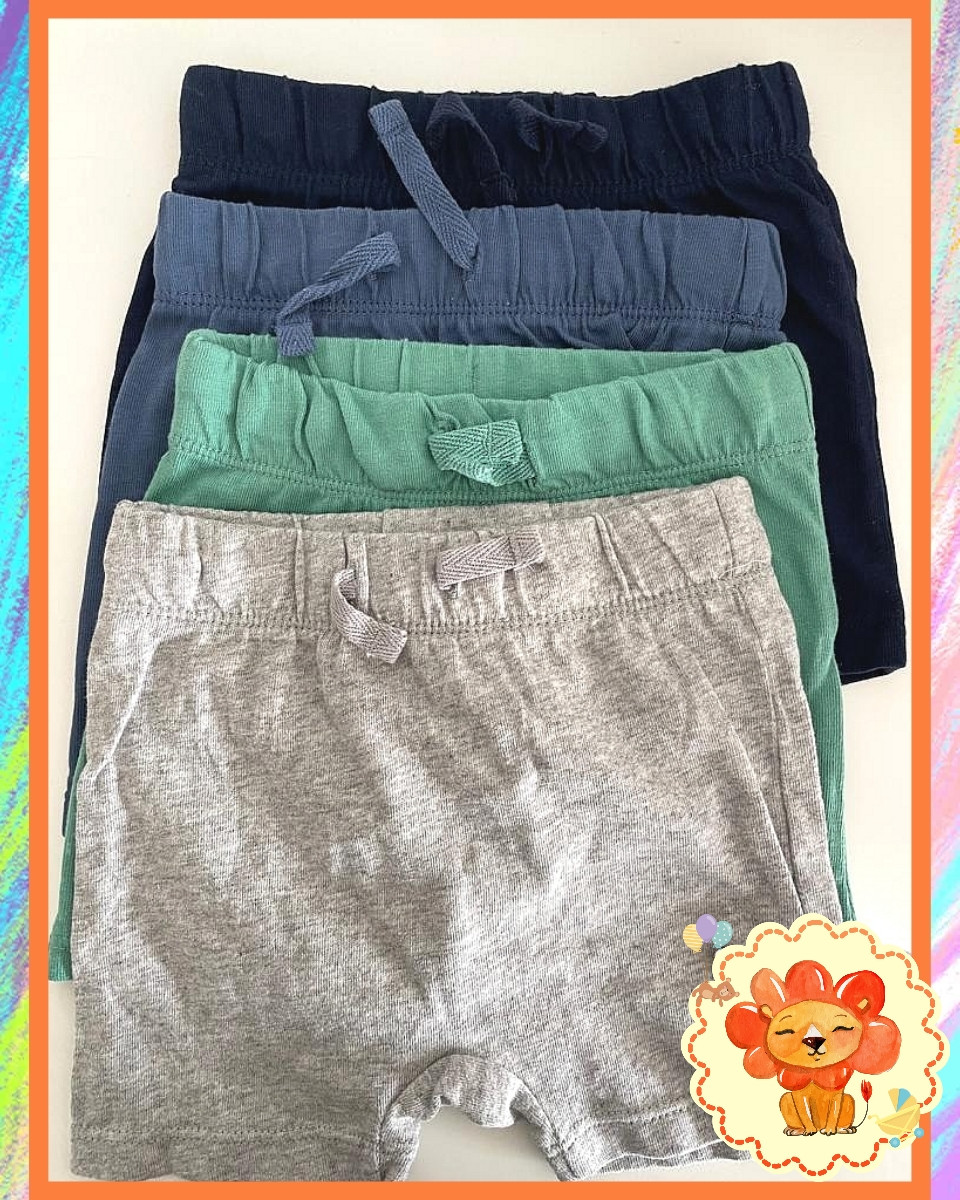 Set 4x Shorts, kurze Hose Gr. 56 Jungs Flohmarkt