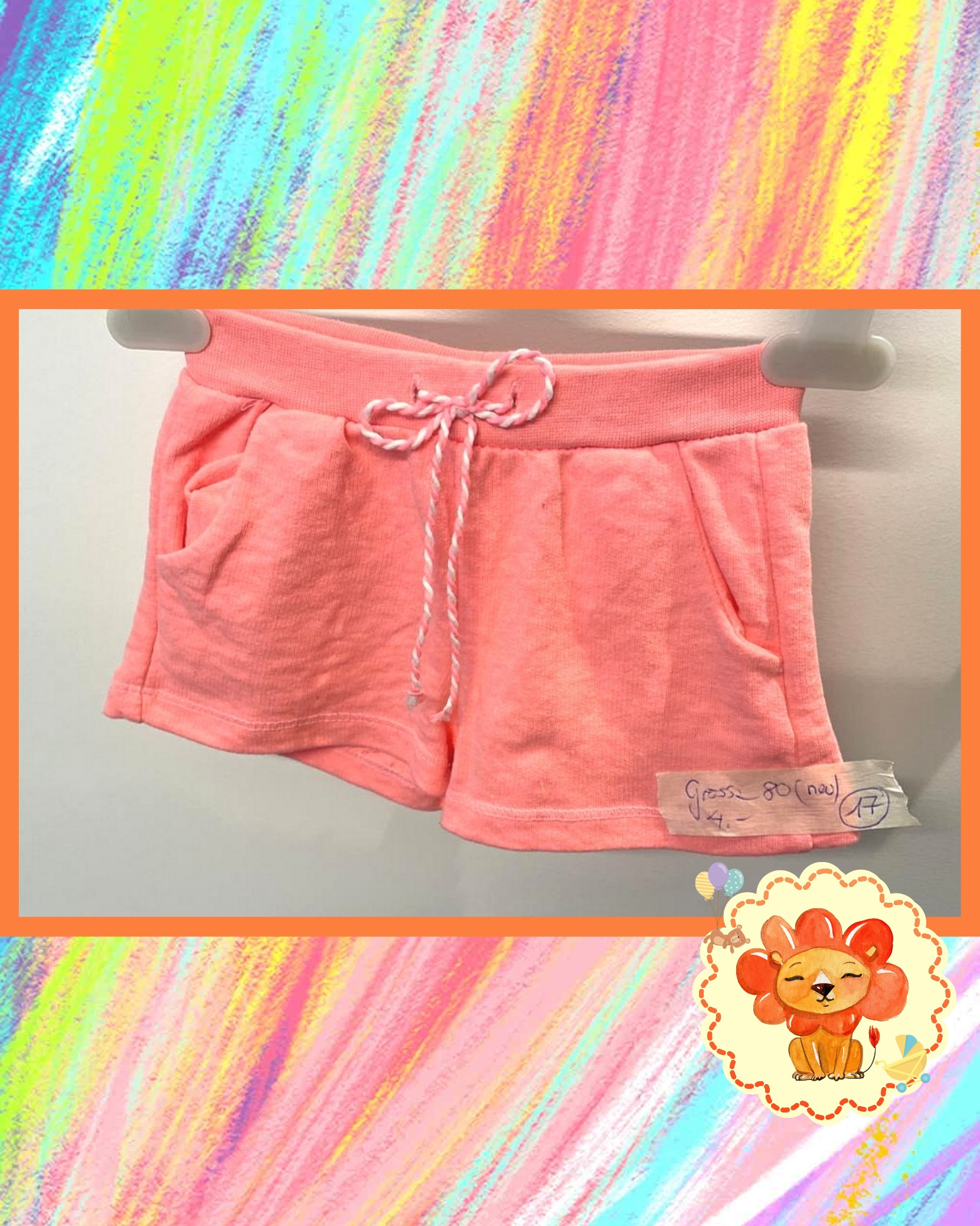 Shorts, kurze Hose Gr. 80 Mädchen Neu Flohmarkt