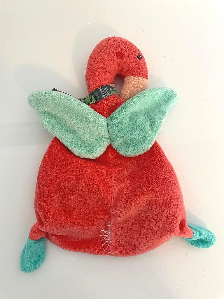 Baby Spielzeug Kuscheltuch Flamingo Flohmarkt