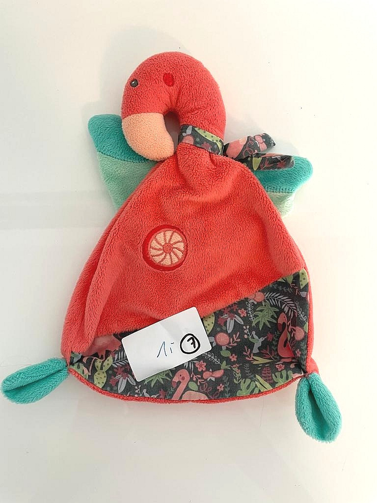 Baby Spielzeug Kuscheltuch Flamingo Flohmarkt