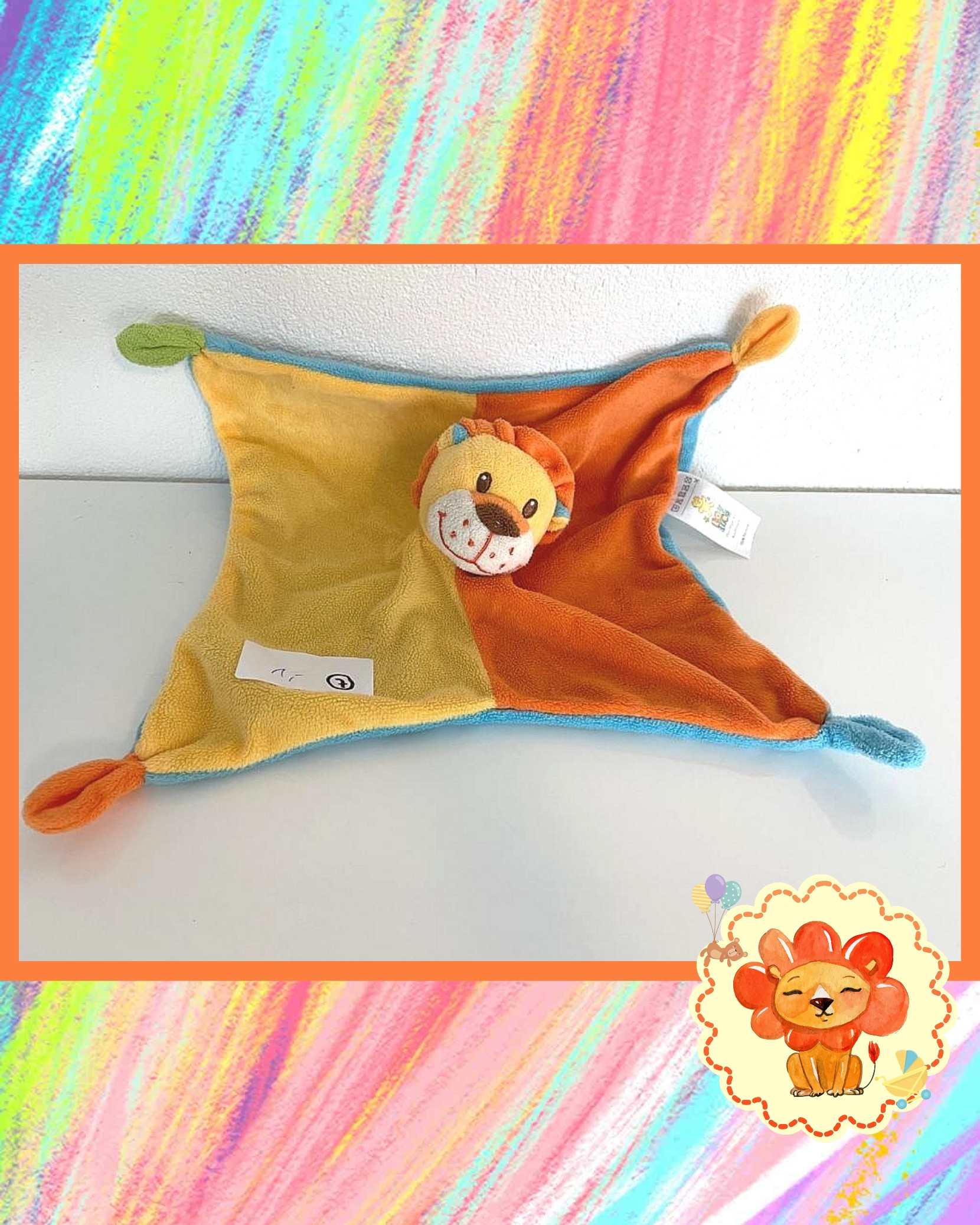 Baby Kuscheltuch Schnüffeltuch Flohmarkt