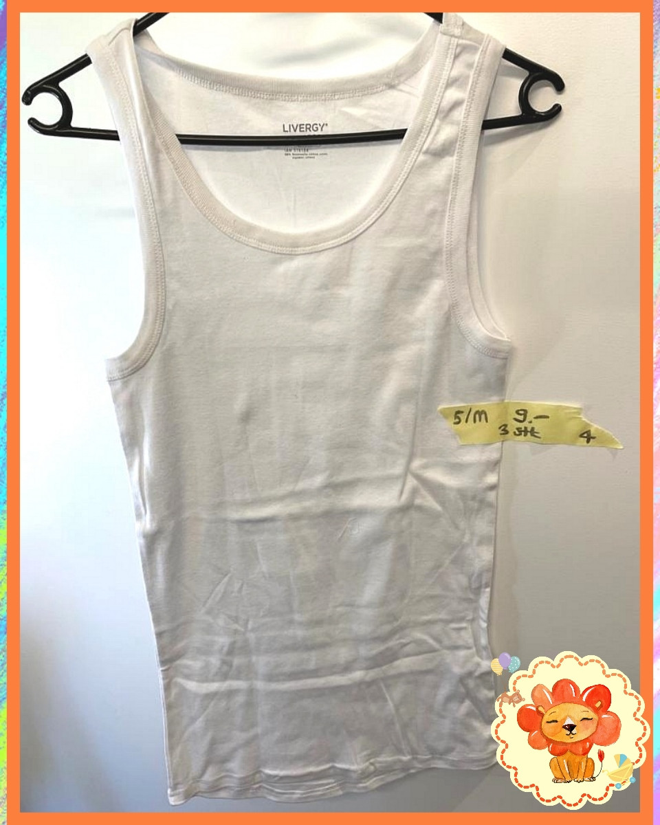 Set 3x Unterhemde Gr. 5 /M Junge Flohmarkt