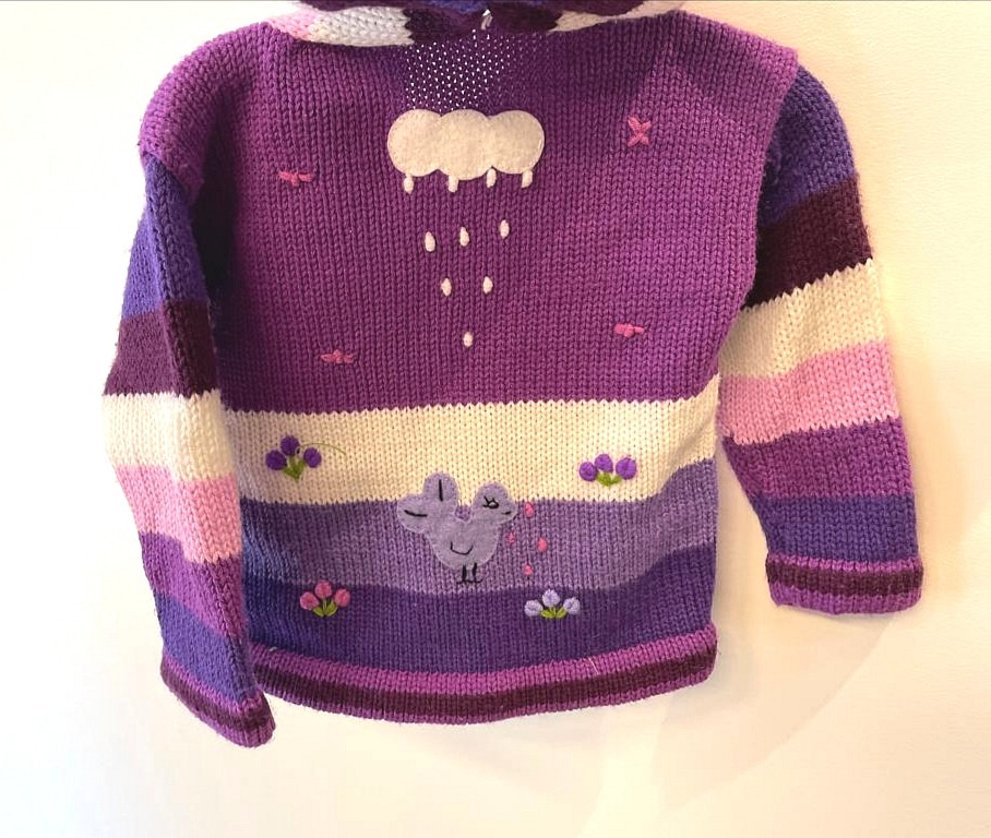 Strickjacke Jacke Gr. 80 Mädchen Flohmarkt