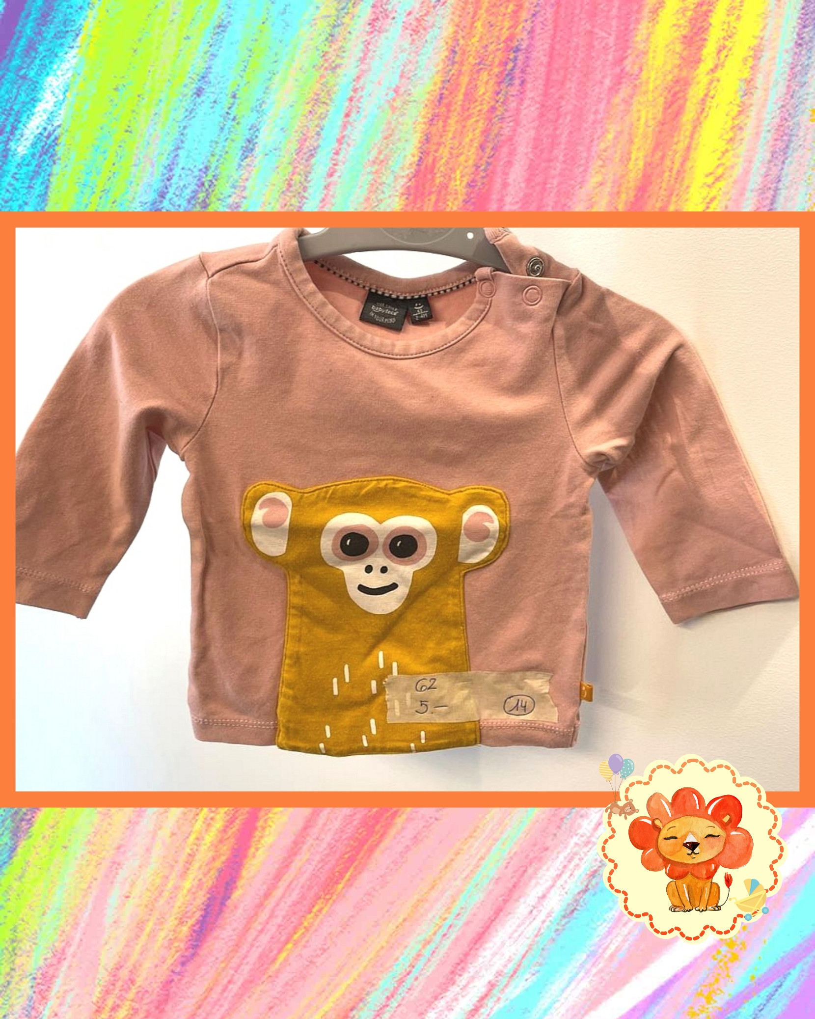 Longsleeve Langarmshirt Gr. 62 Mädchen Flohmarkt