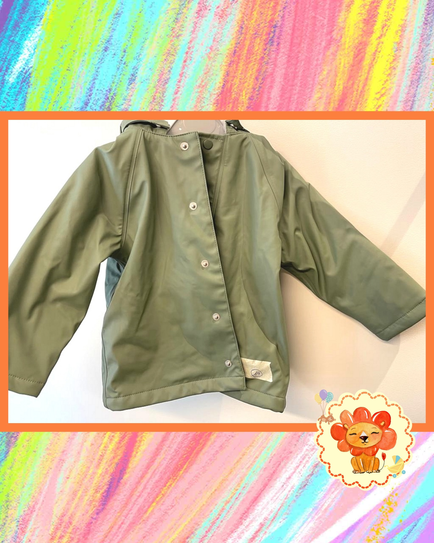 Jacke, Regenjacke Gr. 86 Flohmarkt