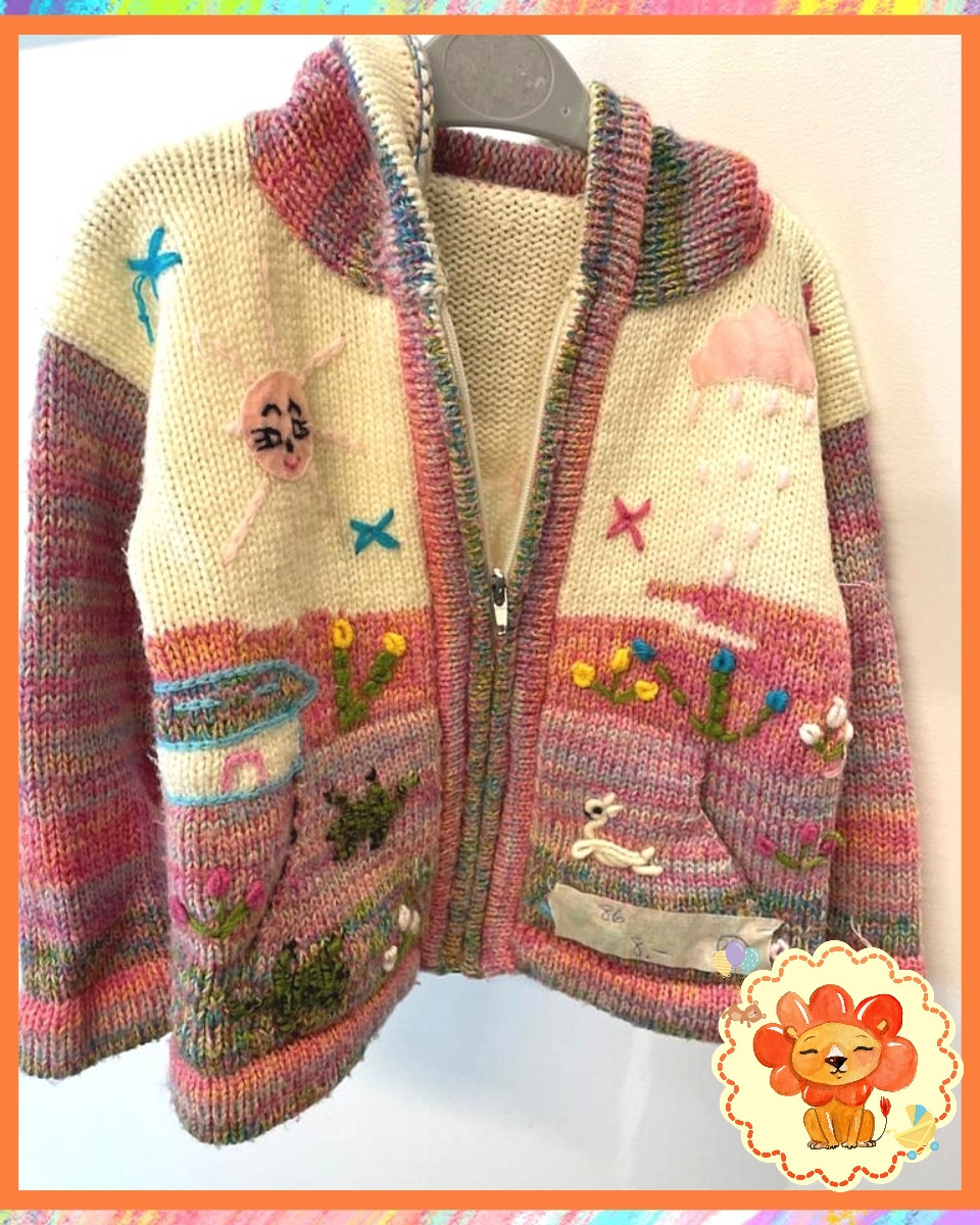 Strickjacke Gr. 86 Mädchen Flohmarkt