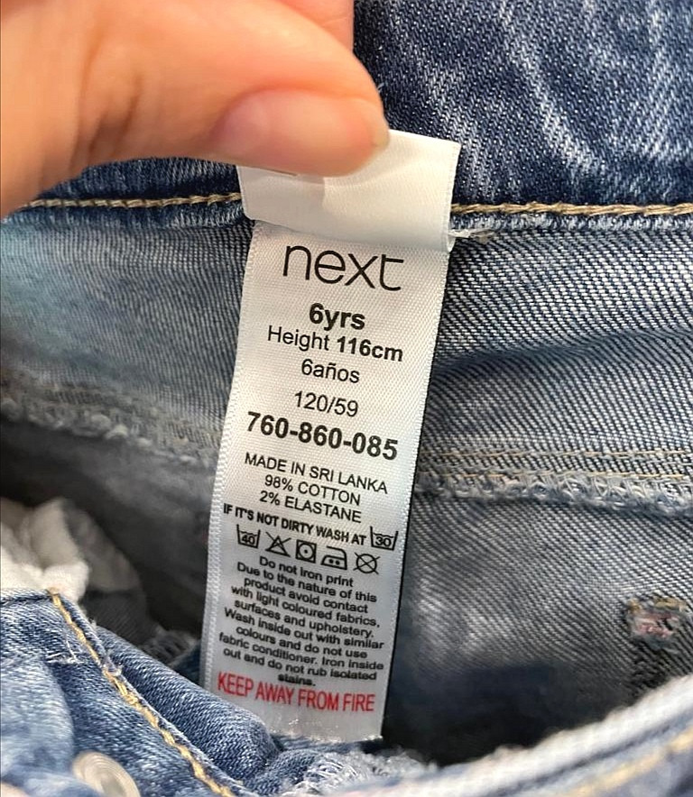 Jeans Hose Gr. 116 Mädchen Flohmarkt