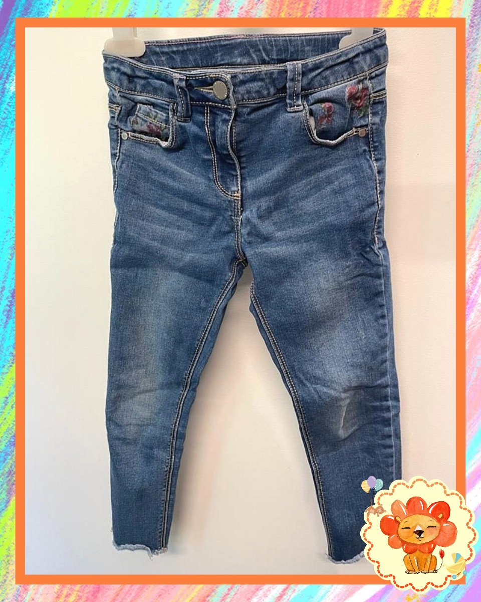 Jeans Hose Gr. 116 Mädchen Flohmarkt