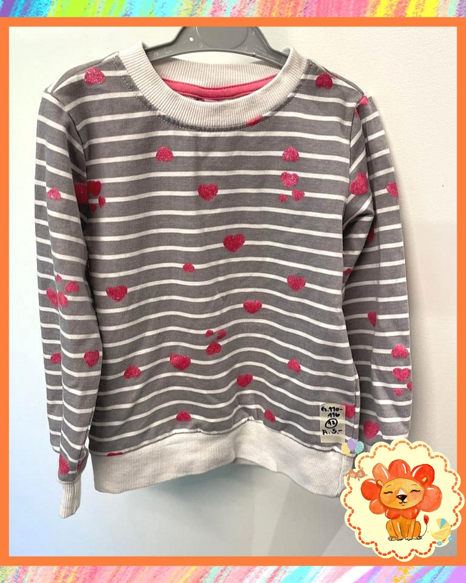 Pulli Pullover Gr. 110-116 Mädchen Flohmarkt