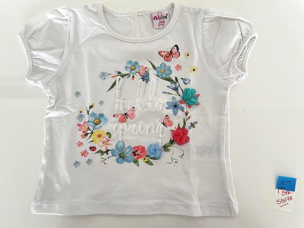 T-Shirt Baby Mädchen Gr. 80 Flohmarkt