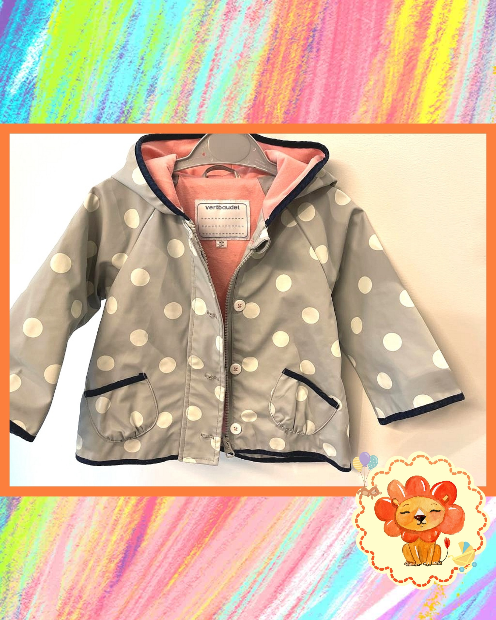 Baby Jacke Regenjacke Gr. 74 Flohmarkt