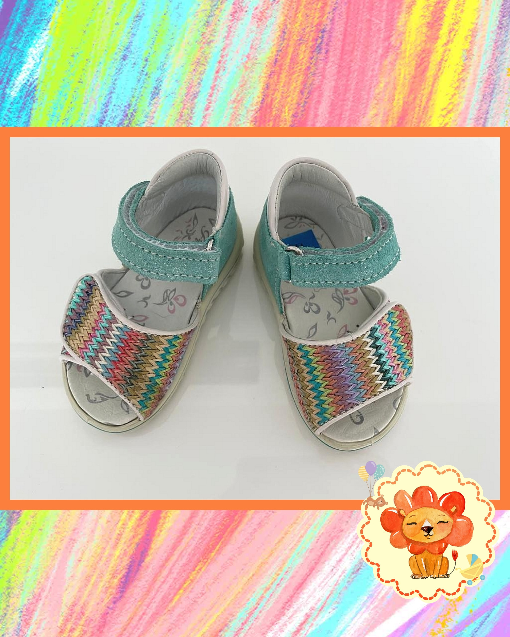 Schuhe Leder Sandalen Gr. 21 Neu Flohmarkt