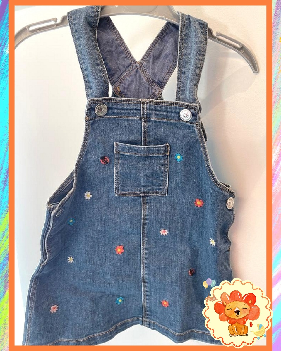 Kleid Trägerkleid Gr. 86 Flohmarkt