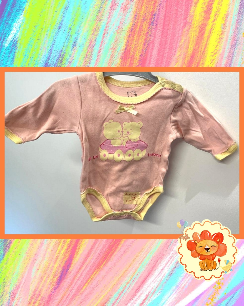 Body, Langarmbody Gr. 50-56 Mädchen Flohmarkt