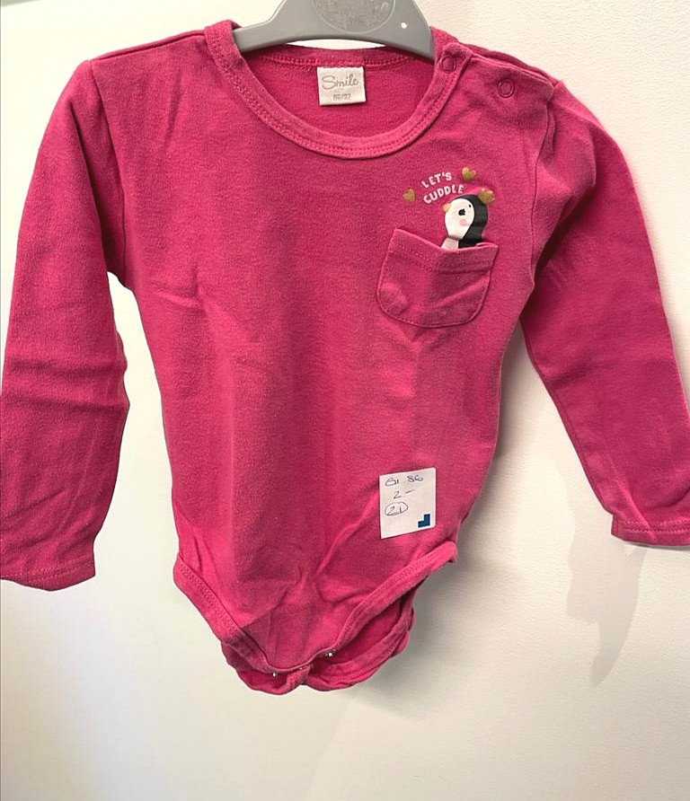 Body Langarmbody Gr. 86-92 Mädchen Flohmarkt