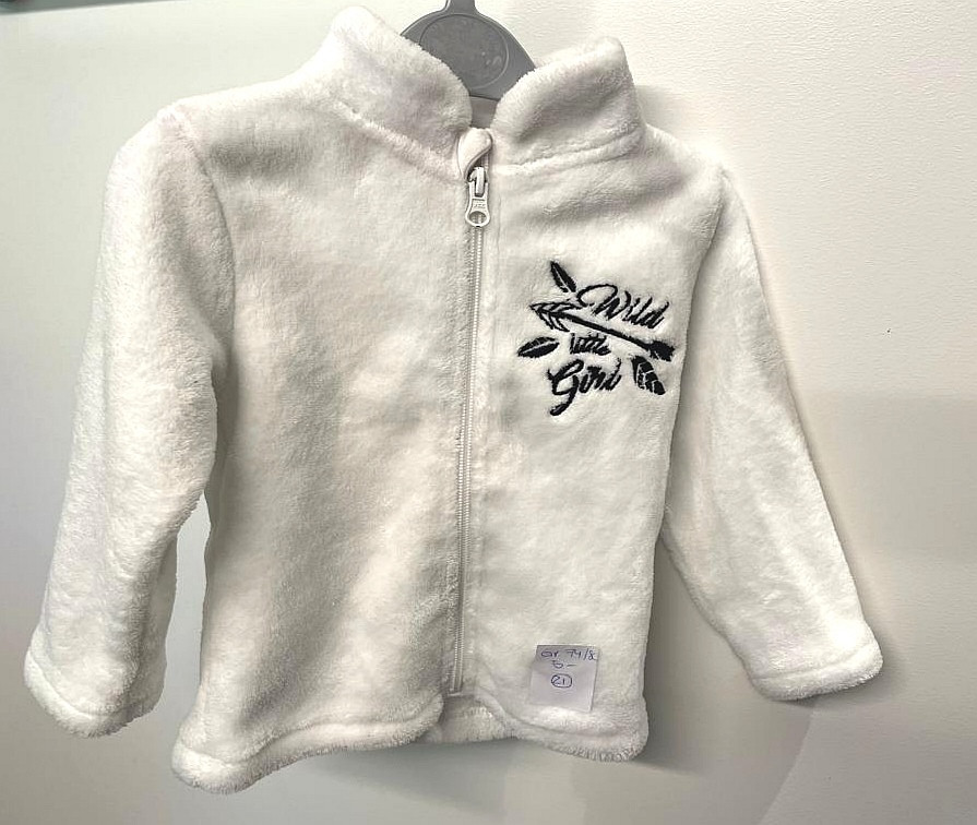 Jacke, Fleecejacke Gr. 74-80 Mädchen Flohmarkt