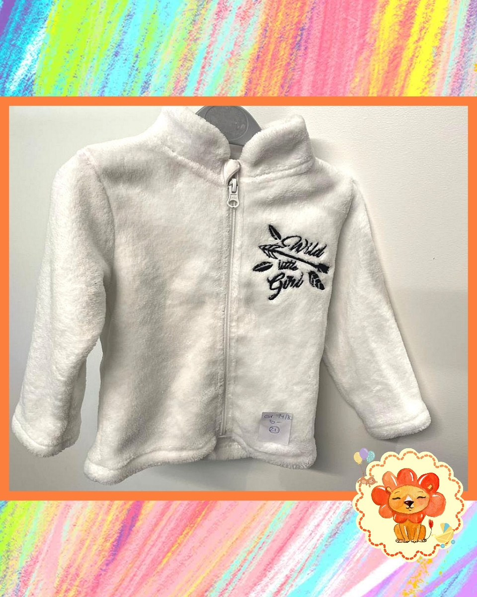 Jacke, Fleecejacke Gr. 74-80 Mädchen Flohmarkt