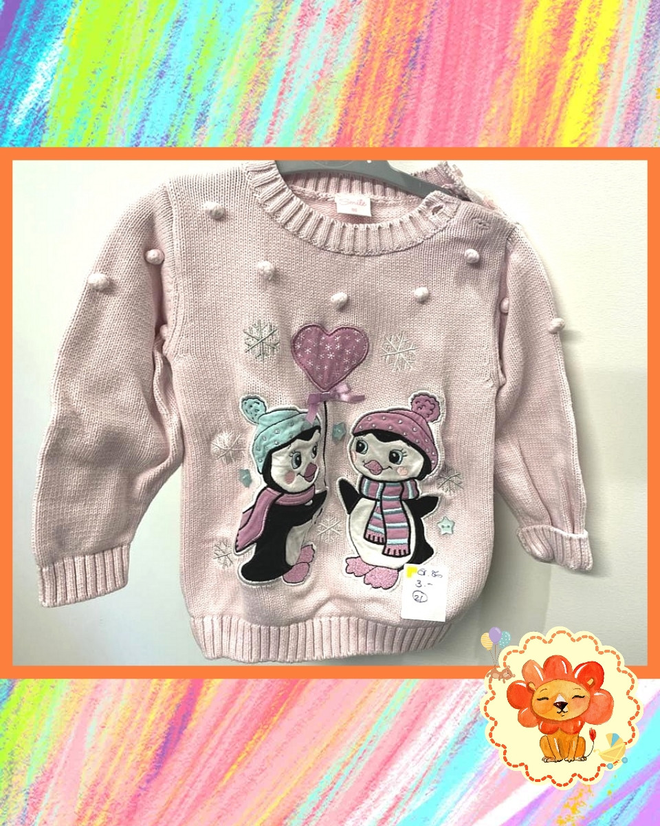 Strickpulli Pullover Gr. 86 Mädchen Flohmarkt