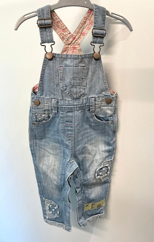 Jeans Latzhose Gr. 80 Mädchen Flohmarkt