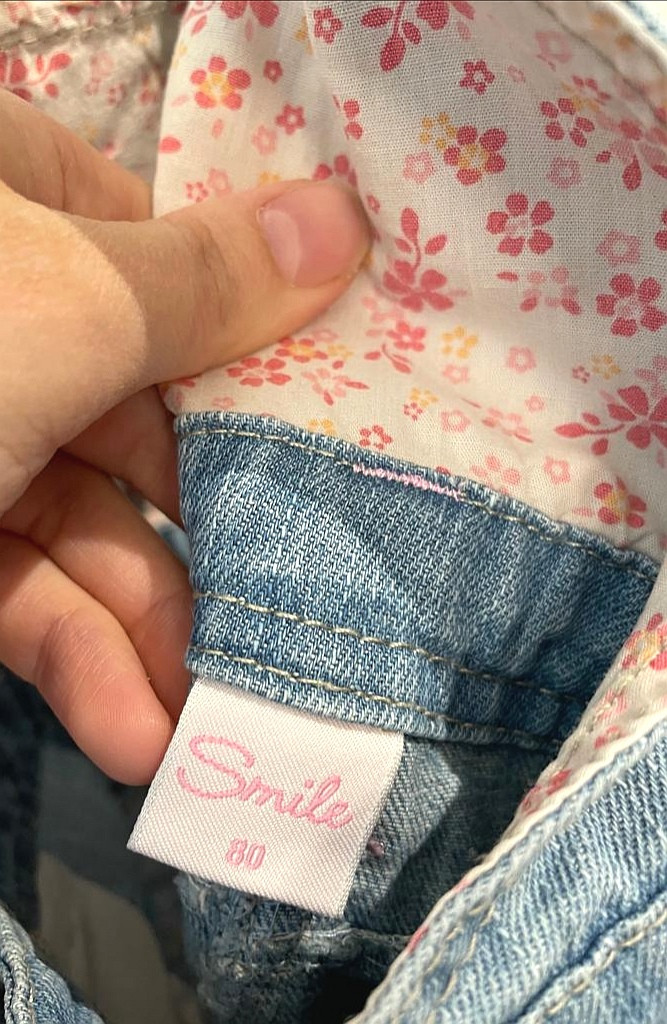 Jeans Latzhose Gr. 80 Mädchen Flohmarkt