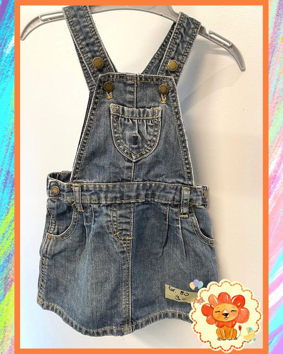 Träger Jeans Kleid Gr. 80 Flohmarkt