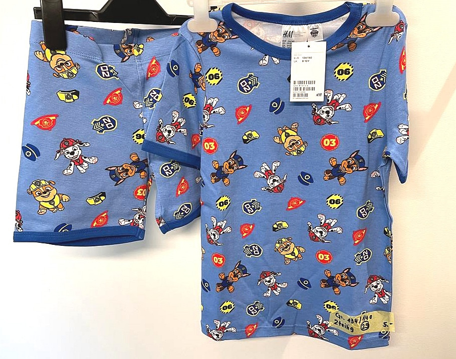Schlafanzug Shorty Pyjama Paw Patrol sGr. 134-140 Neu Flohmarkt