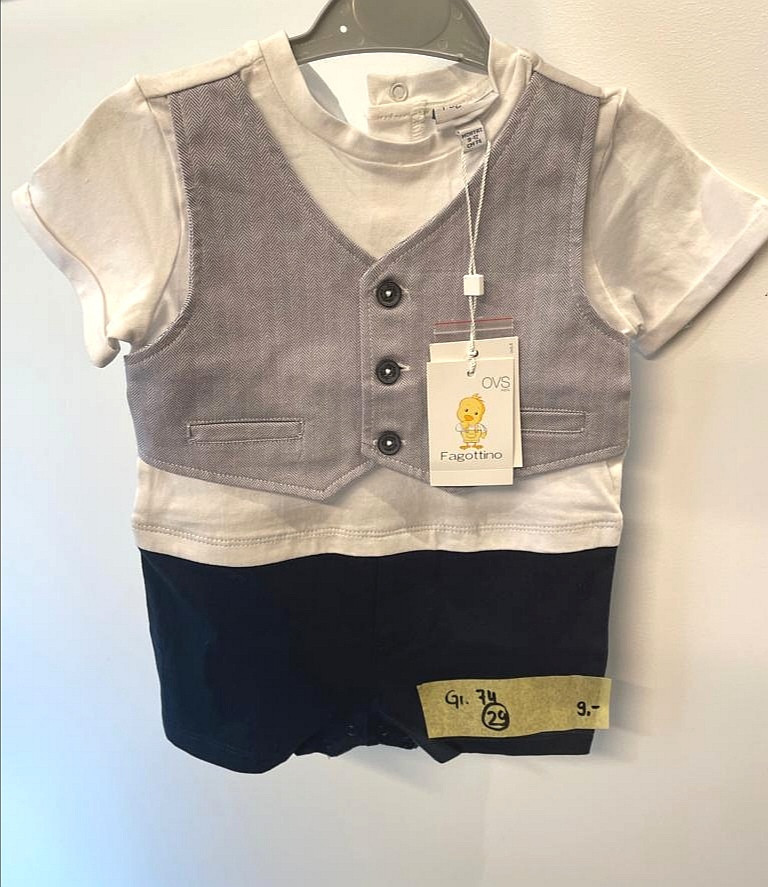 Baby Body mit Weste Gr. 74 Neu Flohmarkt