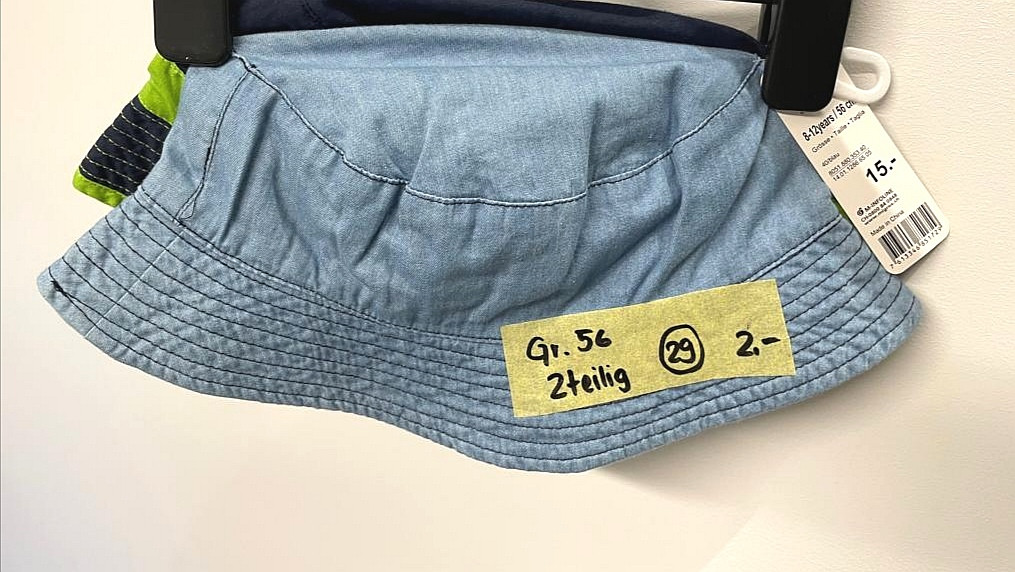 Set 2x Sonnenhut Gr. 56 cm Flohmarkt