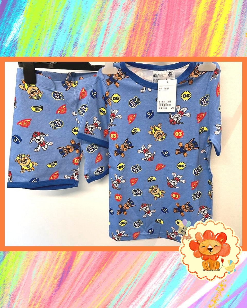 Schlafanzug Shorty Pyjama Paw Patrol sGr. 134-140 Neu Flohmarkt