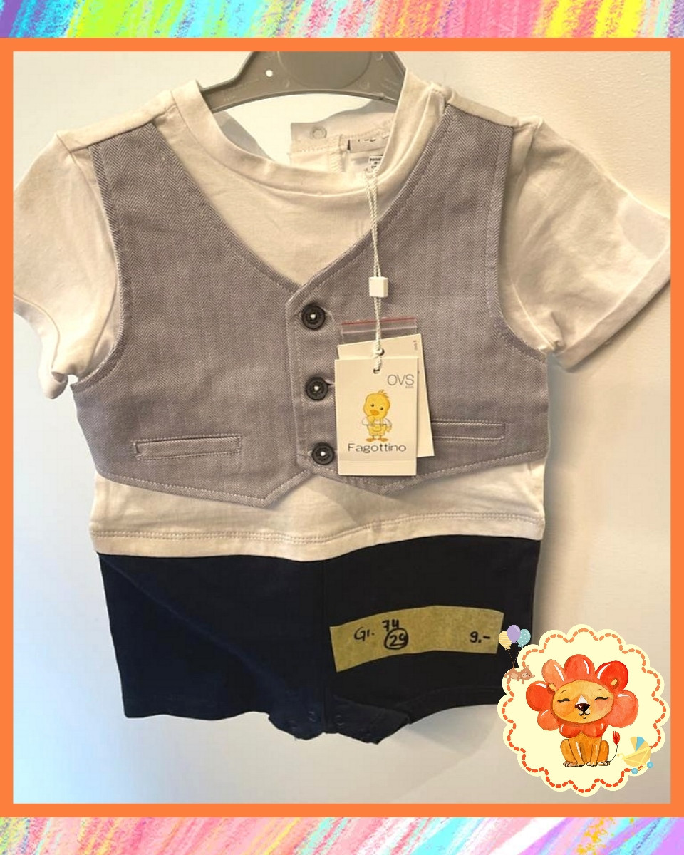 Baby Body mit Weste Gr. 74 Neu Flohmarkt