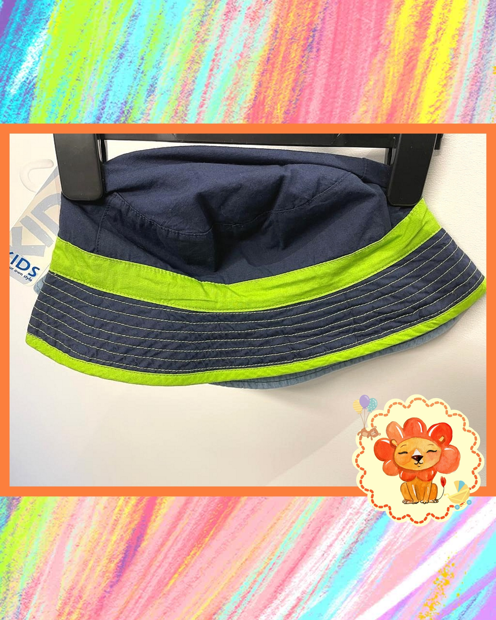 Set 2x Sonnenhut Gr. 56 cm Flohmarkt