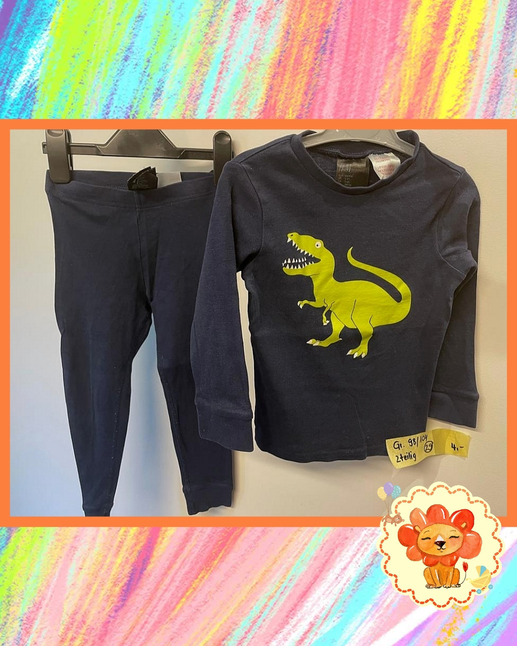 Pyjama Schlafanzug für Jungs Gr. 98-104 Flohmarkt