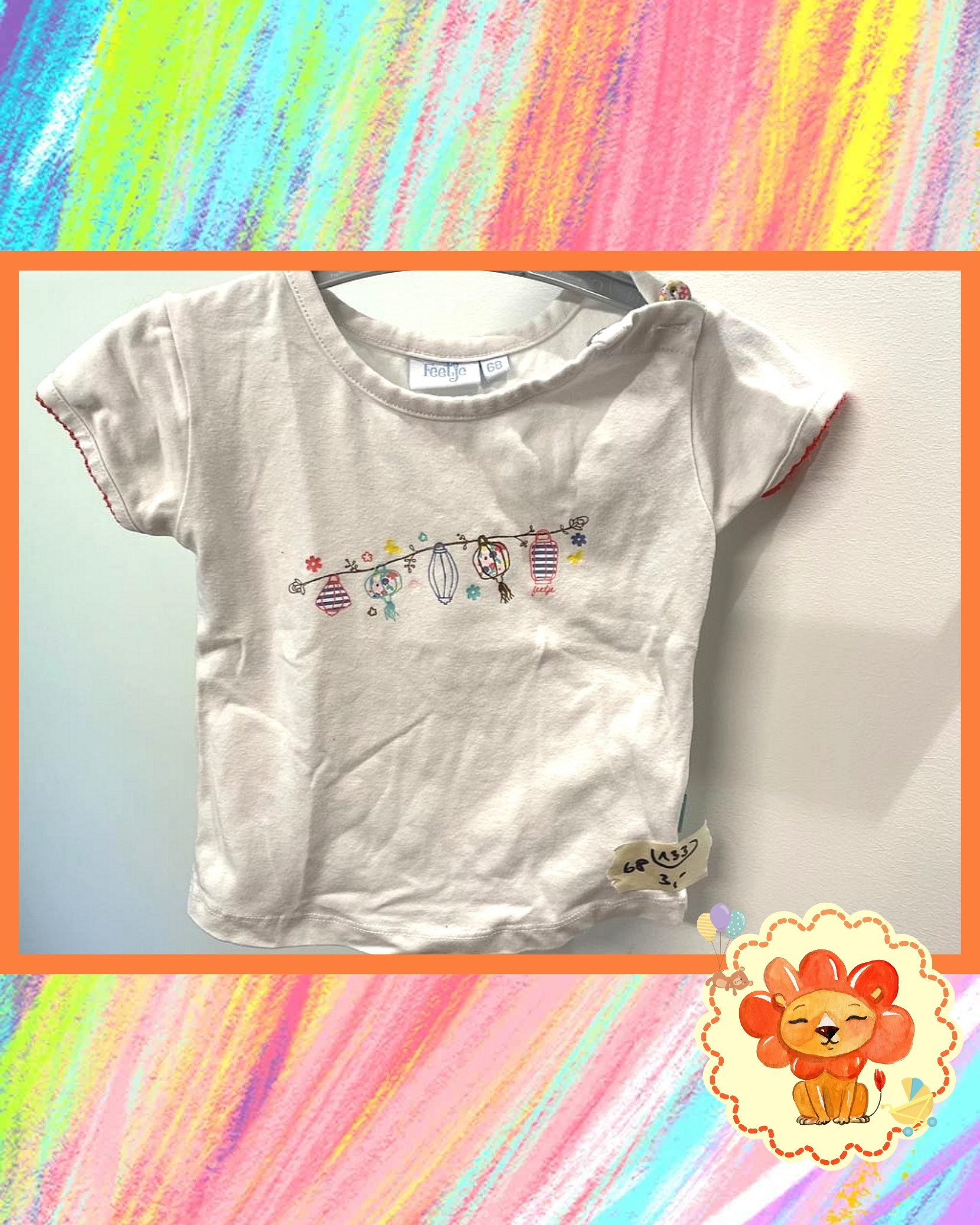 T-Shirt Baby Mädchen Gr. 68 Flohmarkt