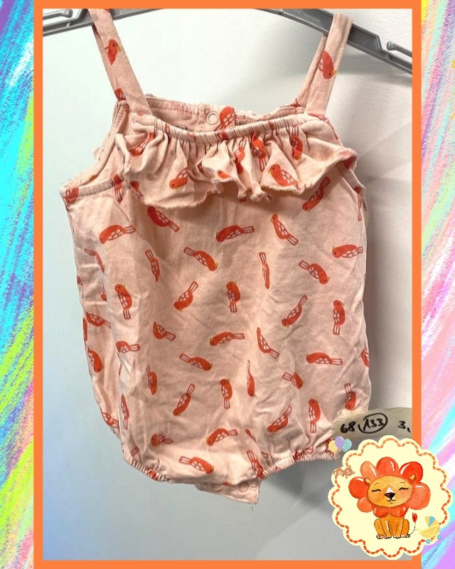 Body, Trägerbody Mädchen Gr. 68 Flohmarkt