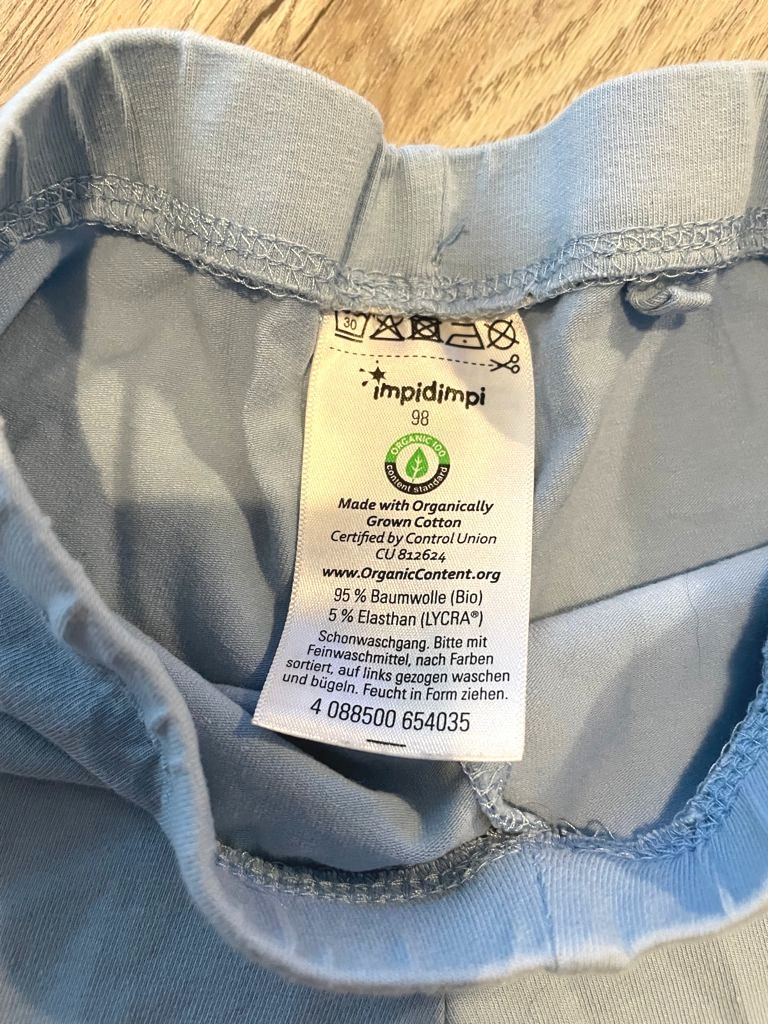 Kurze Leggings Gr. 98 Organic Cotton