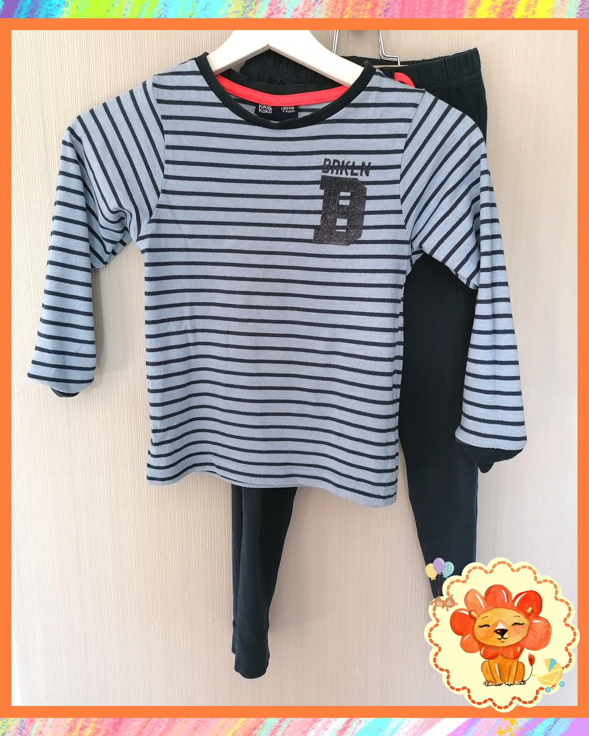 Pyjama Schlafanzug für Jungs Gr. 110-116  Flohmarkt