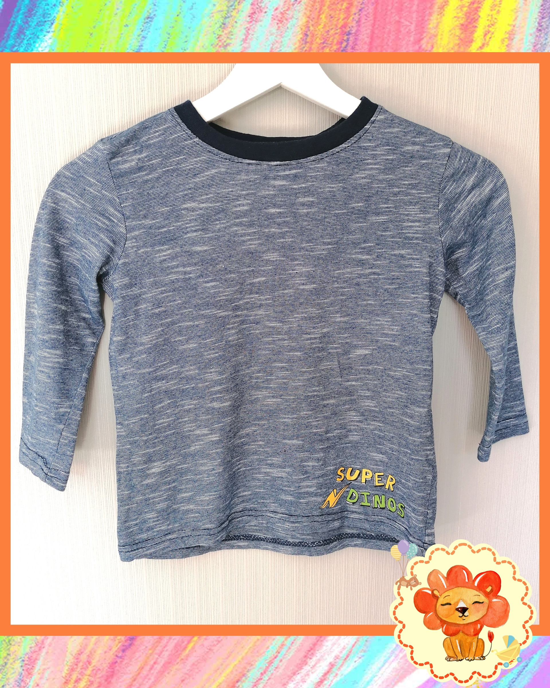 Langarmshirt Gr. 116 Junge Flohmarkt