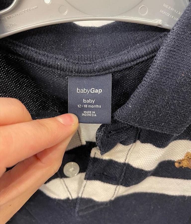 Body Kurzarmbody Baby GAP Gr. 80-86 Flohmarkt
