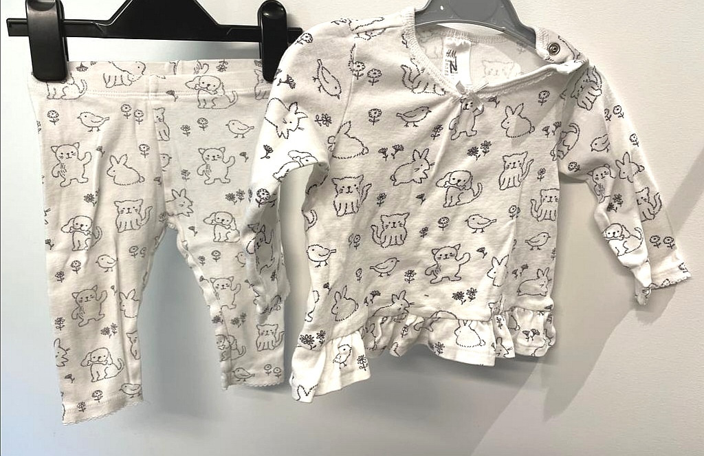 Pyjama Schlafanzug Gr. 68 Mädchen Flohmarkt