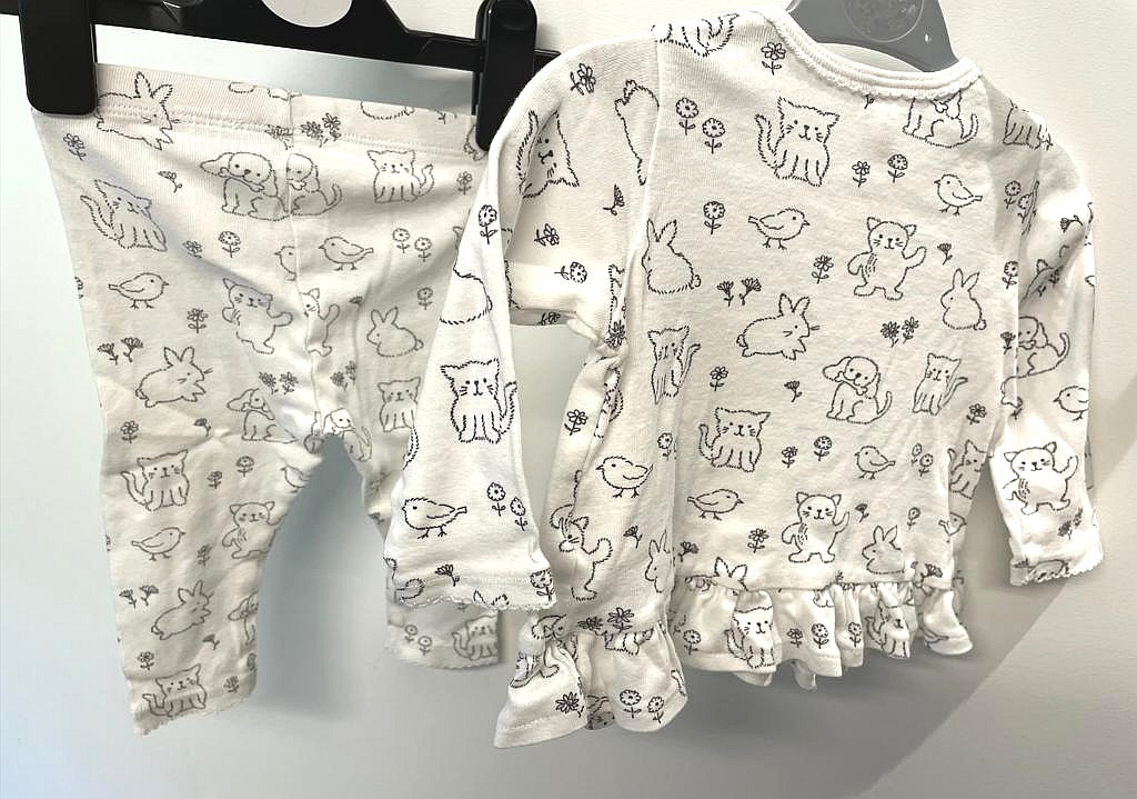 Pyjama Schlafanzug Gr. 68 Mädchen Flohmarkt