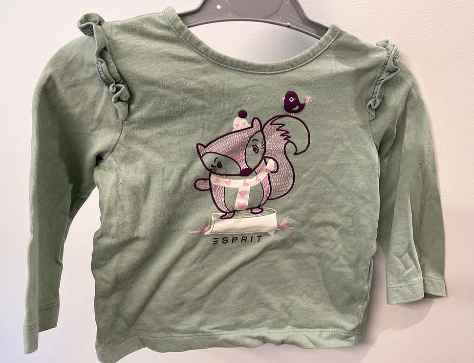 Longsleeve Langarmshirt Esprit Gr. 68 Mädchen Flohmarkt