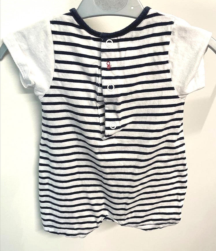 Jumpsuit kurz, Body Gr. 56-62 Flohmarkt