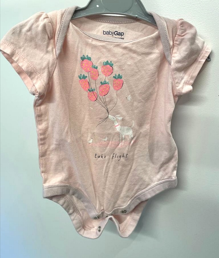 Body Kurzarmbody Gr. 62-68 Mädchen Flohmarkt