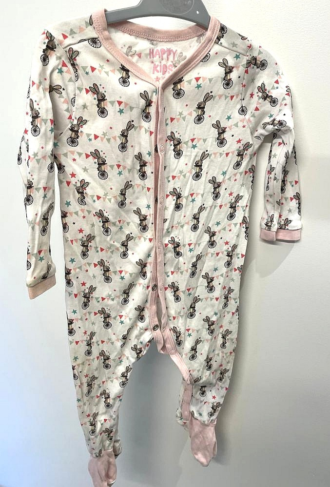 Pyjama Schlafanzug Gr. 74-80 Mädchen Flohmarkt